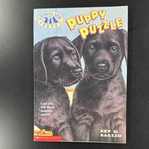 Animal Ark Pets #1: Puppy Puzzle by Ben M. Baglio - Scholastic Paperback Novel